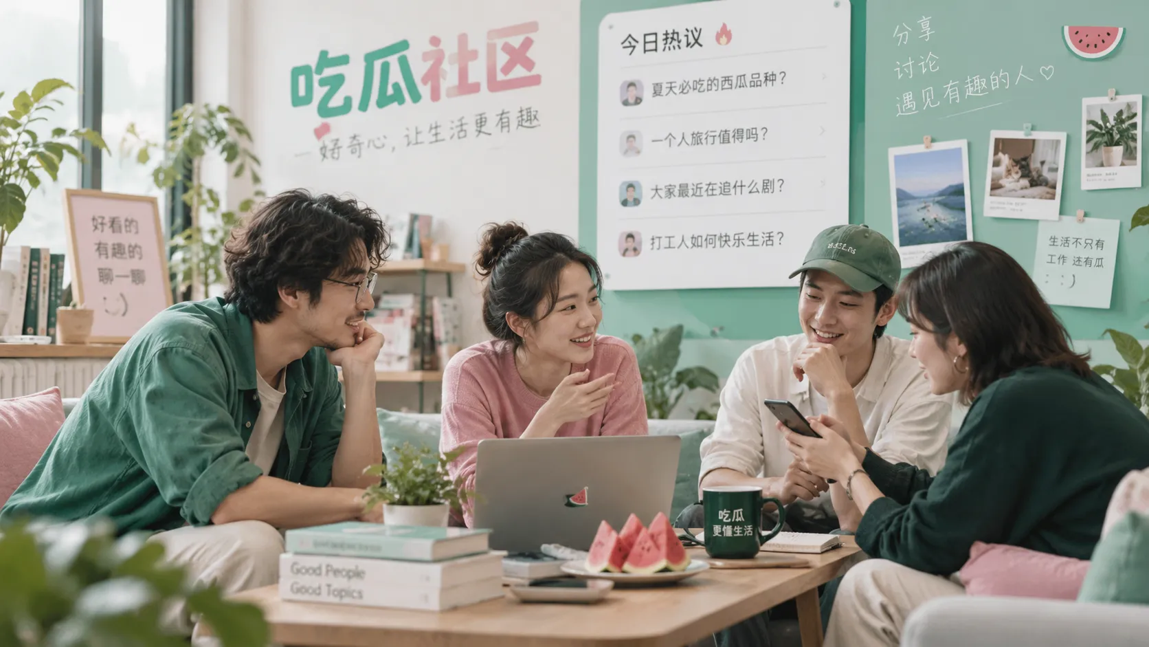 长评论串与链接引用的资讯配图